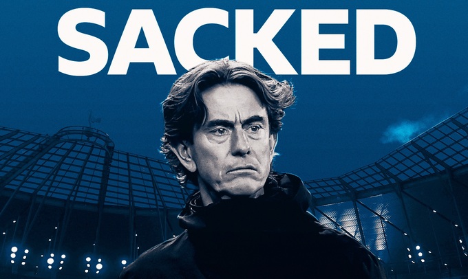 Tottenham vừa ra thông báo sa thải HLV Thomas Frank.