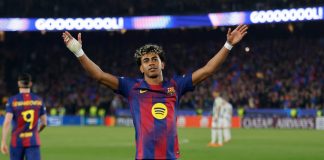 FC Barcelona và “mỏ vàng” La Masia: 650 triệu euro từ nội lực Lamine Yamal có thể coi là một “siêu cổ phiếu” của Barca. Ảnh: AP