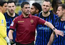 Trận đấu giữa Inter và Atalanta diễn ra với nhiều tranh cãi Trận đấu giữa Inter và Atalanta diễn ra với nhiều tranh cãi.