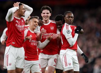Arsenal được đánh giá rất cao trong cuộc đua vô địch UEFA Champions League