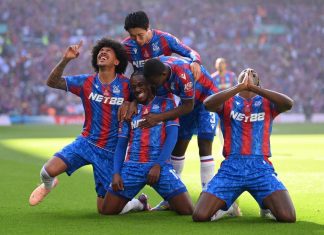 Crystal Palace tiến thêm một bước đến giấc mơ vô địch châu Âu