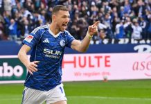 Edin Dzeko liên tục ghi bàn từ khi chuyển sang khoác áo Schalke