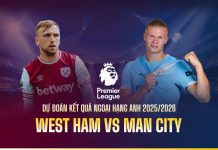 Soi kèo West Ham vs Man City, 03h00 ngày 15/03 Dự đoán kết quả West Ham vs Man City Ngoại hạng Anh 2025/2026