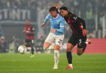 Lazio đã khiến AC Milan tụt lại trong cuộc đua Scudett Trận thua 0-1 trước Lazio đã khiến AC Milan tụt lại trong cuộc đua Scudetto. Ảnh: AP