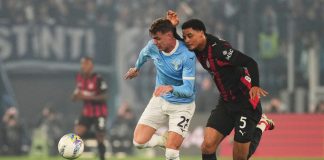 Lazio đã khiến AC Milan tụt lại trong cuộc đua Scudett Trận thua 0-1 trước Lazio đã khiến AC Milan tụt lại trong cuộc đua Scudetto. Ảnh: AP