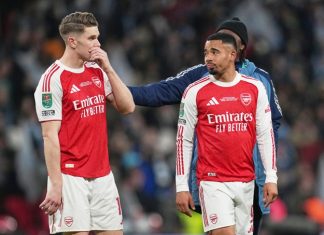 Arsenal “gãy” vì tâm lý: Arteta cần học ngay bí quyết chiến thắng từ Alessia Russo Các cầu thủ Arsenal liệu có vượt qua được nỗi ám ảnh thất bại tại chung kết cúp liên đoàn Anh