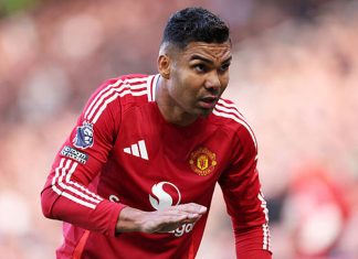 Tháng 3 Carrick đau đầu giữa cuộc đua Top 4 Casemiro tạm xa MU. Ảnh Instagram nhân vật.