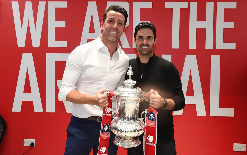Giám đốc thể thao Edu Gaspar, người đặt niềm tin vào Arteta đã biến mất khỏi CLB