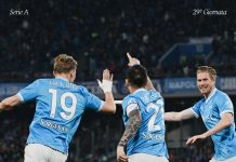 Hojlund tỏa sáng giúp Napoli ngược dòng Napoli thắng Lecce 2-1 - Ảnh: NapoliSC