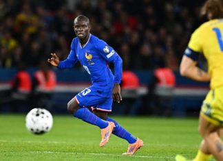 N’Golo Kanté tiếp tục là chốt chặn đáng tin của tuyển Pháp N'Golo Kante vẫn lợi hại như xưa
