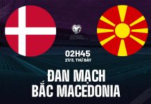 Soi kèo Đan Mạch vs Bắc Macedonia, 02h45 ngày 27/03 – Lính chì áp đảo, kèo Tài sáng cửa Nhận định bóng đá Đan Mạch vs Bắc Macedonia playoff đêm nay