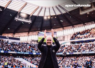 Pep Guardiola trở thành HLV thành công nhất lịch sử Carabao Cup Pep là HLV vô địch Cúp Liên đoàn nhiều lần nhất lịch sử. Ảnh: Twitter