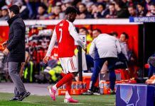 Hiệu suất của Saka đã giảm sút trong những tháng gần đây Arteta hiếm khi rút Bukayo Saka khi Arsenal đang cần bàn thắng như ở trận làm khách của Leverkusen