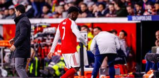 Hiệu suất của Saka đã giảm sút trong những tháng gần đây Arteta hiếm khi rút Bukayo Saka khi Arsenal đang cần bàn thắng như ở trận làm khách của Leverkusen