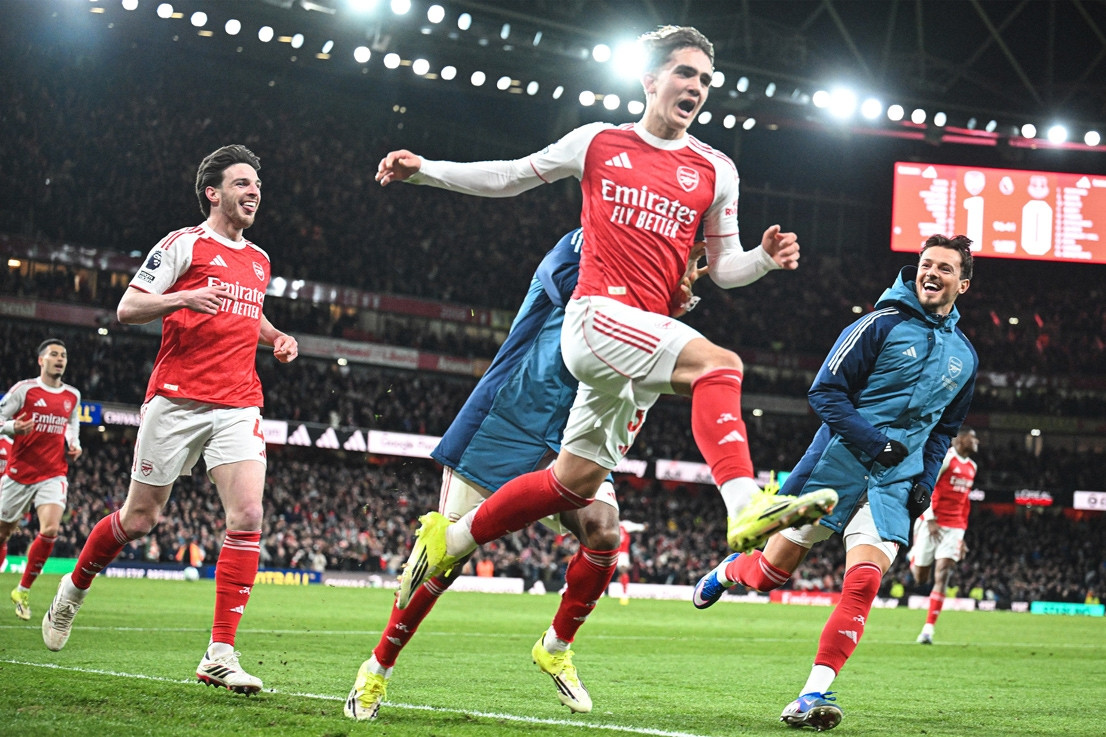 Kết quả bóng đá Arsenal 2-0 Everton, vòng 30 Ngoại hạng Anh