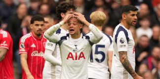 Tottenham bên bờ vực thảm họa: Từ đỉnh cao châu Âu đến ác mộng xuống hạng Tottenham đối diện nhiều khủng hoảng nếu phải xuống hạng. Ảnh: AP