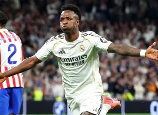 Real Madrid thắng Atletico nhờ màn bùng nổ của Vinicius